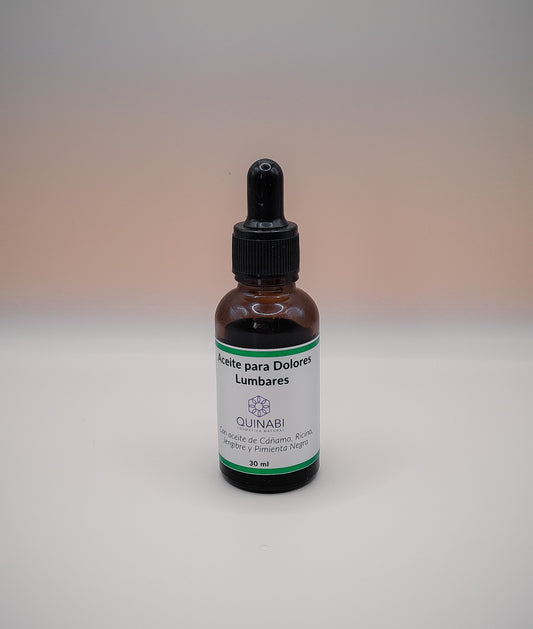 Aceite para dolores lumbares 30 ml