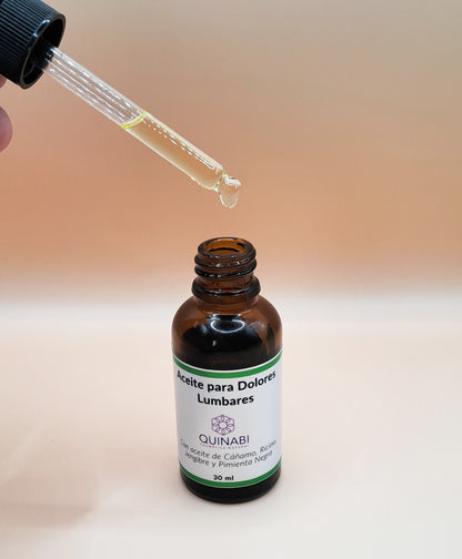 Aceite para dolores lumbares 30 ml